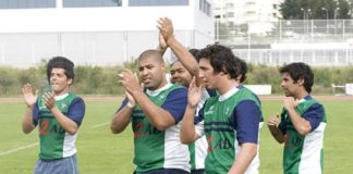 A equipa caldense saiu de campo de cabeça erguida