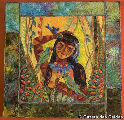 Especialista ensina patchwork nas Caldas