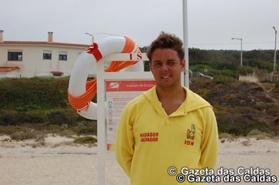 “As correntes são o principal perigo desta praia” Francisco Pereira