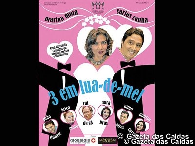 Marina Mota e Carlos Cunha em peça de teatro em Torres Vedras