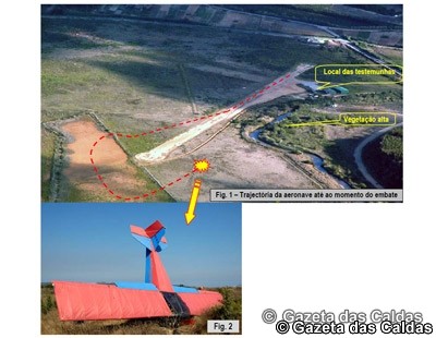 Ocorrências Policiais – Ultraleve que caiu em Óbidos tinha sido modificado