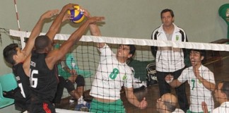Alto nível de voleibol que empolgou o pavilhão