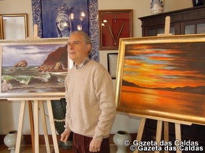 Herculano Elias dá a conhecer a sua pintura em exposição no Montepio Herculano Elias