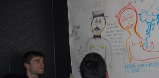 Maga trouxe ilustração a vários espaços da cidade