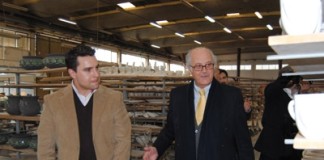 Governador Civil esteve nas Caldas da Rainha e elogiou o CHON e as Faianças Bordallo Pinheiro