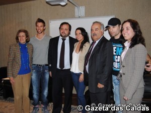 Na passada segunda-feira as estrelas dos festejos e os responsáveis autárquicos notícias das Caldas