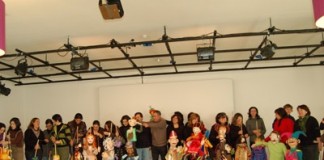 Professores aprenderam a construir marionetas no CCC notícias das Caldas