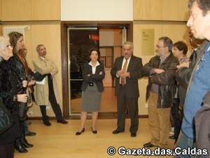 A mostra foi inaugurada com a participação de responsáveis do grupo, da Câmara e do museu notícias das Caldas