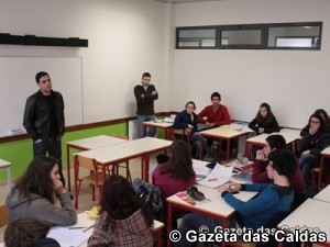 Miguel Tiago assistiu a uma aula de Educação Visual e Tecnológica notícias das Caldas