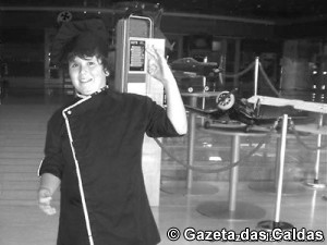 Manuel Roxo, o jovem vencedor, impressionou o júri do concurso notícias das Caldas