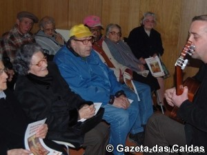Um momento do recital de guitarra clássica com Nuno Pereira notícias das Caldas