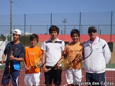 Clube Ténis das Caldas da Rainha Campeão Regional de Equipas Sub/16 Masculinos Campeoes Regionais