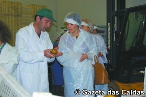 O responsável da empresa, João Miguel, fez uma visita guiada a Assunção Cristas e à comitiva centrista notícias das Caldas