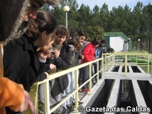 Durante o mês de Março foram feitas seis visitas à ETAR da Charneca notícias das Caldas