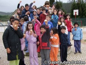 As crianças receberam bem este programa de saúde alimentar notícias das Caldas