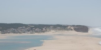 Sacos de areia mais a descoberto na margem sul da Lagoa notícias das Caldas