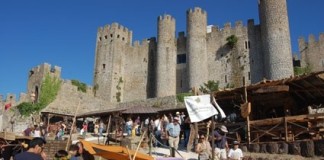 Banquete na Praça de Santa Maria abre Mercado Medieval notícias das Caldas