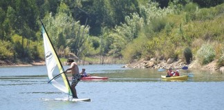 Como eu comecei a aprender windsurf na Barragem do Arnóia notícias das Caldas