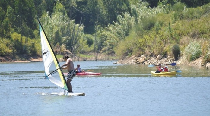 Como eu comecei a aprender windsurf na Barragem do Arnóia notícias das Caldas