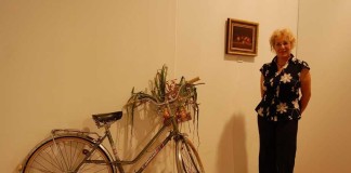 Filha de ciclista faz exposição de pintura no Museu do Ciclismo notícias das Caldas