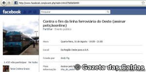 Linha do Oeste notícias das Caldas