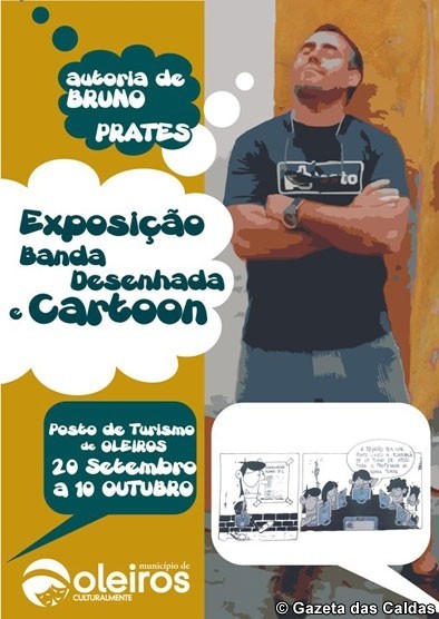 Cartoons de caldense expostos em Oleiros