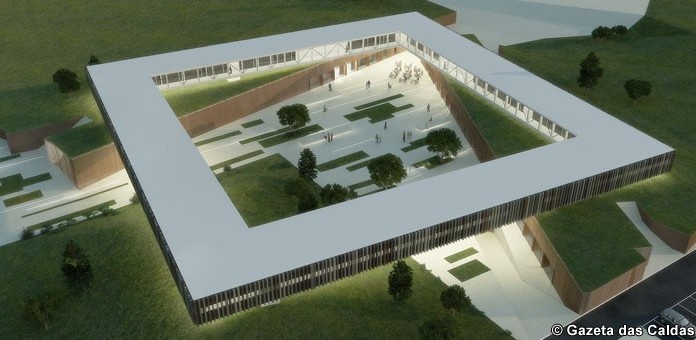 Arquitectura e paisagem de mãos dadas no projecto para os edifícios centrais do Parque Tecnológico de Óbidos notícias das Caldas