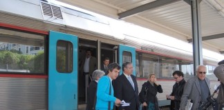 Políticos viajaram entre Leiria e S. Martinho notícias das Caldas