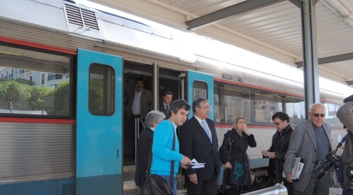 Políticos viajaram entre Leiria e S. Martinho notícias das Caldas