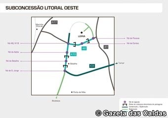 A8 e A1 finalmente ligadas notícias das Caldas