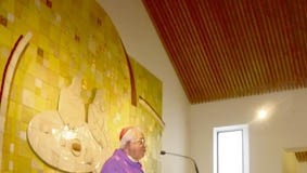 D. José Policarpo inaugurou obra de restauro da igreja de Alfeizerão notícias das Caldas