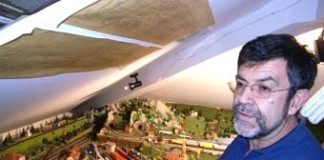 O fantástico lay out ferroviário do professor Cabrita