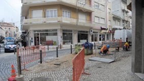Obras da EDP na cidade chegaram ao fim mas com queixas dos comerciantes