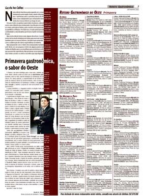 Roteiro Gastronómico