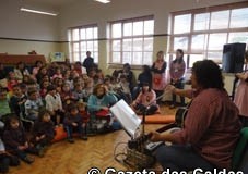 Intercâmbio entre os jardins de infância do Arelho e do Vau