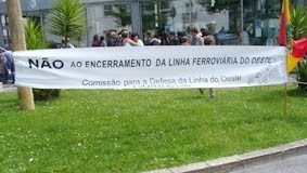 S. Martinho do Porto foi à Figueira da Foz defender a linha do Oeste