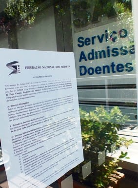 Hospital das Caldas da Rainha sem cirurgias durante a greve dos médicos