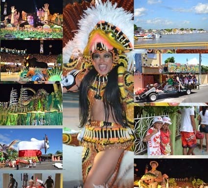 Festival folclórico do Boi Bumbá no interior da floresta Amazónica é espectáculo inesquecível