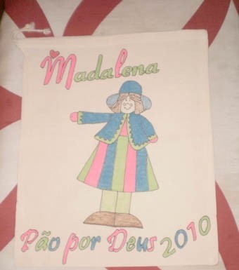 Sacos personalizados para o Pão por Deus