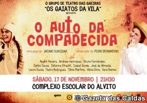 Grupo de teatro da vila de Gaeiras apresenta O Auto da Compadecida