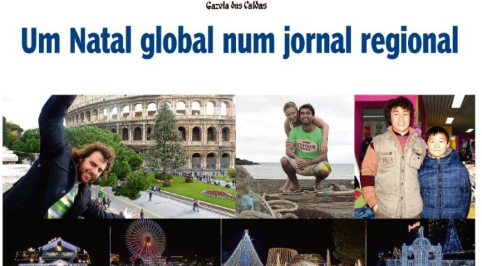 Um Natal global num jornal regional