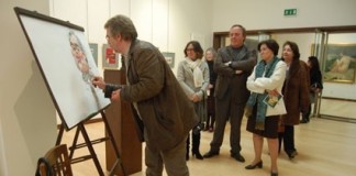 Caricaturas de Rui Pimentel no Museu de José Malhoa Notícias das Caldas