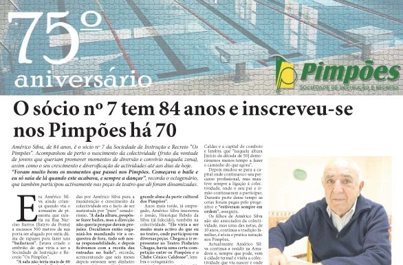 Pimpões 75º aniversário
