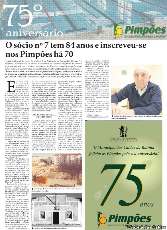 Pimpões 75º aniversário