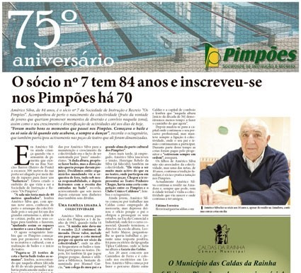 Suplemento GC dedicado ao 75º Aniversàrio dos Pimpões Notícias das Caldas