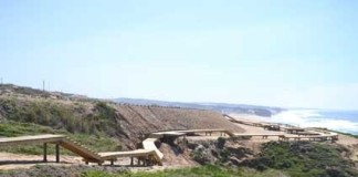 Requalificação das arribas da Foz do Arelho termina em inícios de Maio Notícias das Caldas