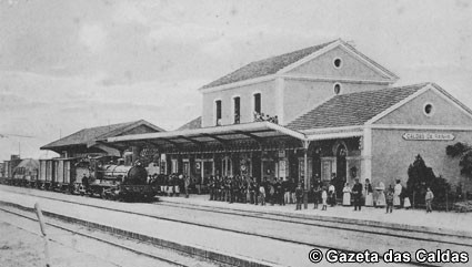 ontem & hoje – Postal Ilustrado década de 1910 Notícias das Caldas