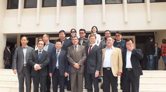 Comitiva de empresários chineses visitou as Caldas da Rainha notícia das caldas