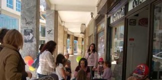 Pinturas faciais e bolo de chocolate animaram Dia da Criança na Gazeta das Caldas