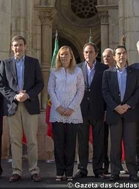 A “maldição” de Inês de Castro – Foto de um dos últimos encontros em Alcobaça dos principais protagonistas da crise portuguesa desta semana